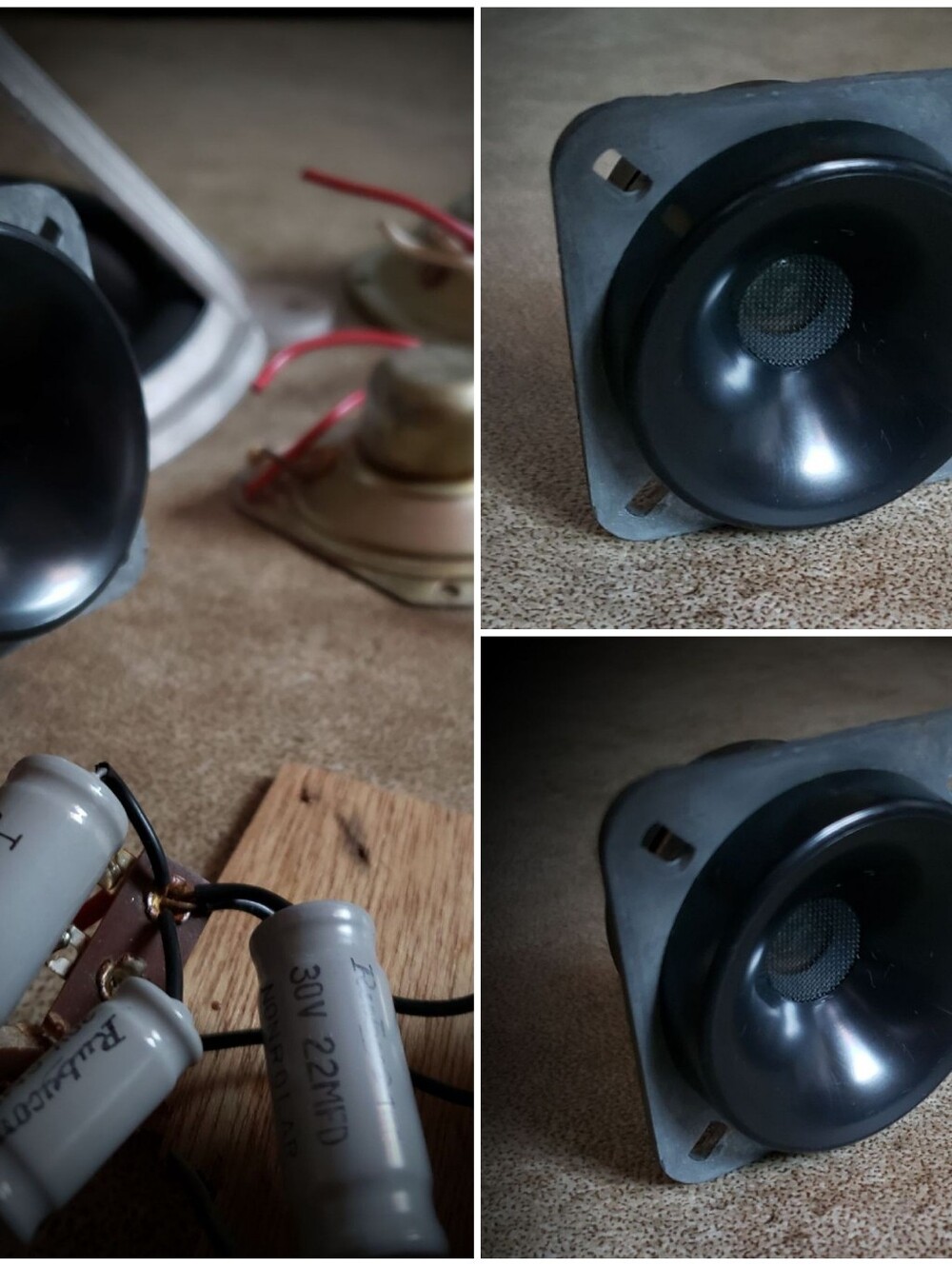 Sansui T-200 Horn Tweeter Speaker Driver Array Set